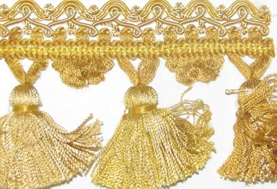 Stout Trim Apollo Tassel Fringe Gold